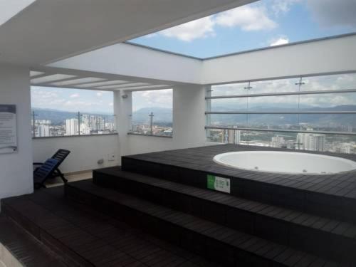 Confortable Y Tranquilo Aparta Suite En El Corazon De Bucaramanga, Exterior Con Hermosa Vista Sobre La Ciudad Dış mekan fotoğraf